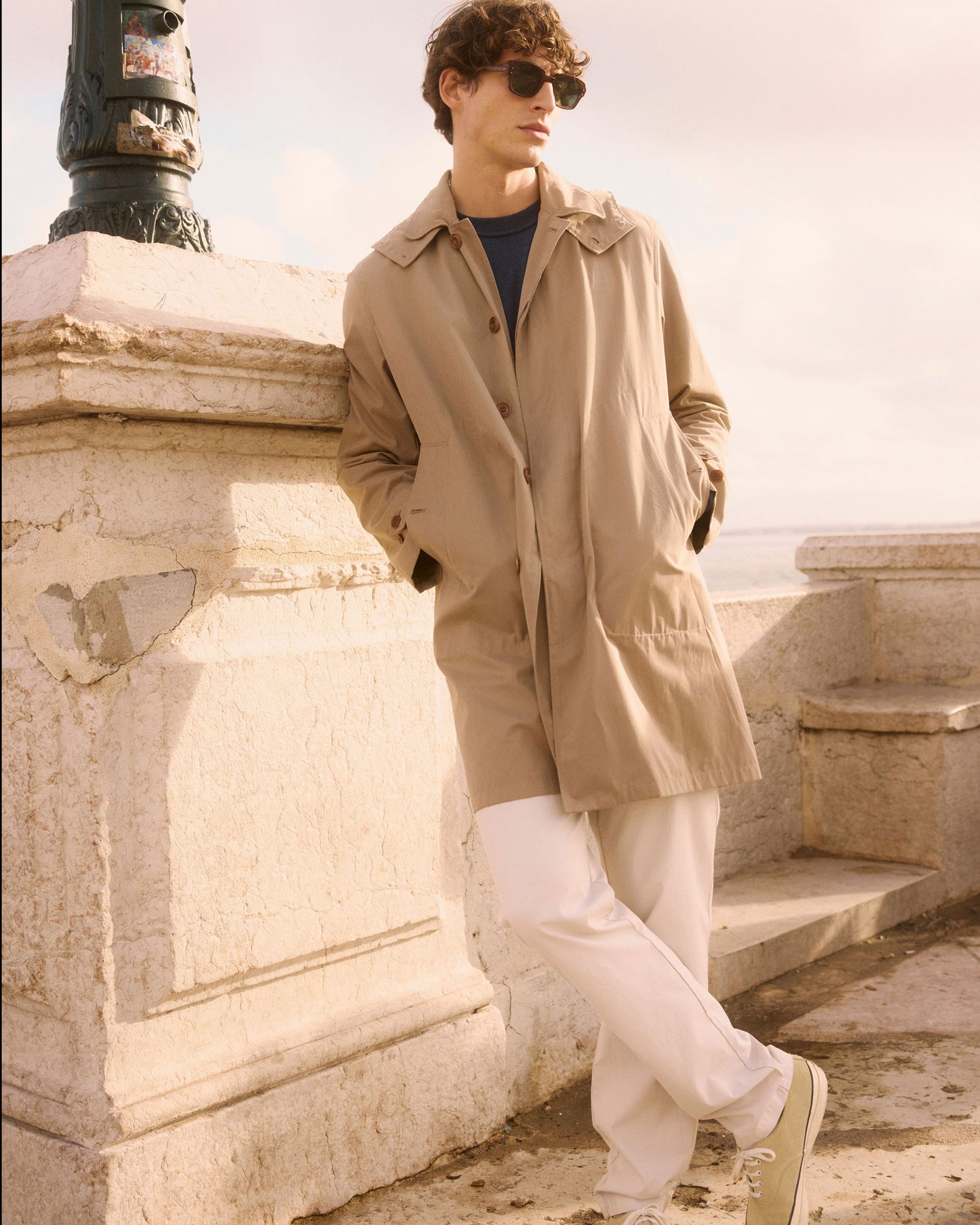 Trench Homme déperlant Beige Charly