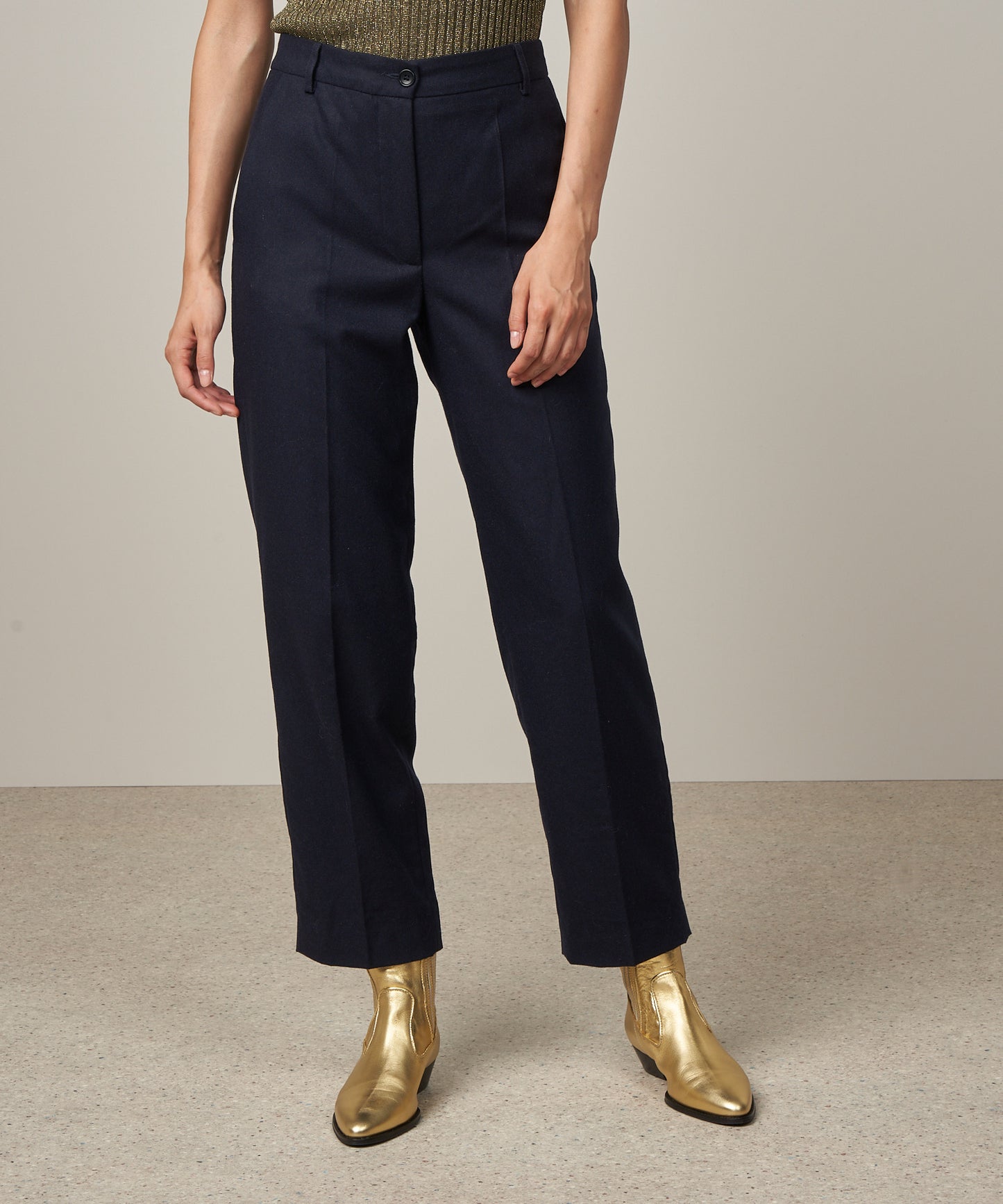 Socque Abbey gold boots