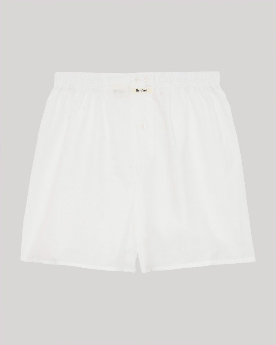 Caleçon homme uni en coton - Image principale