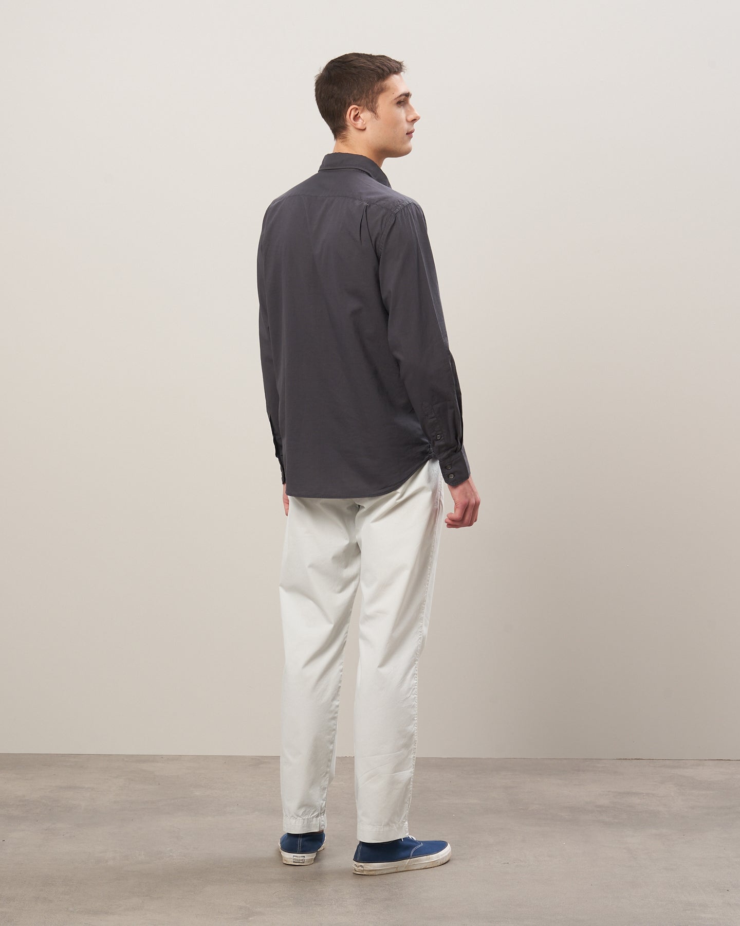 Chemise Homme en voile de coton Carbone Paul BB01002-54