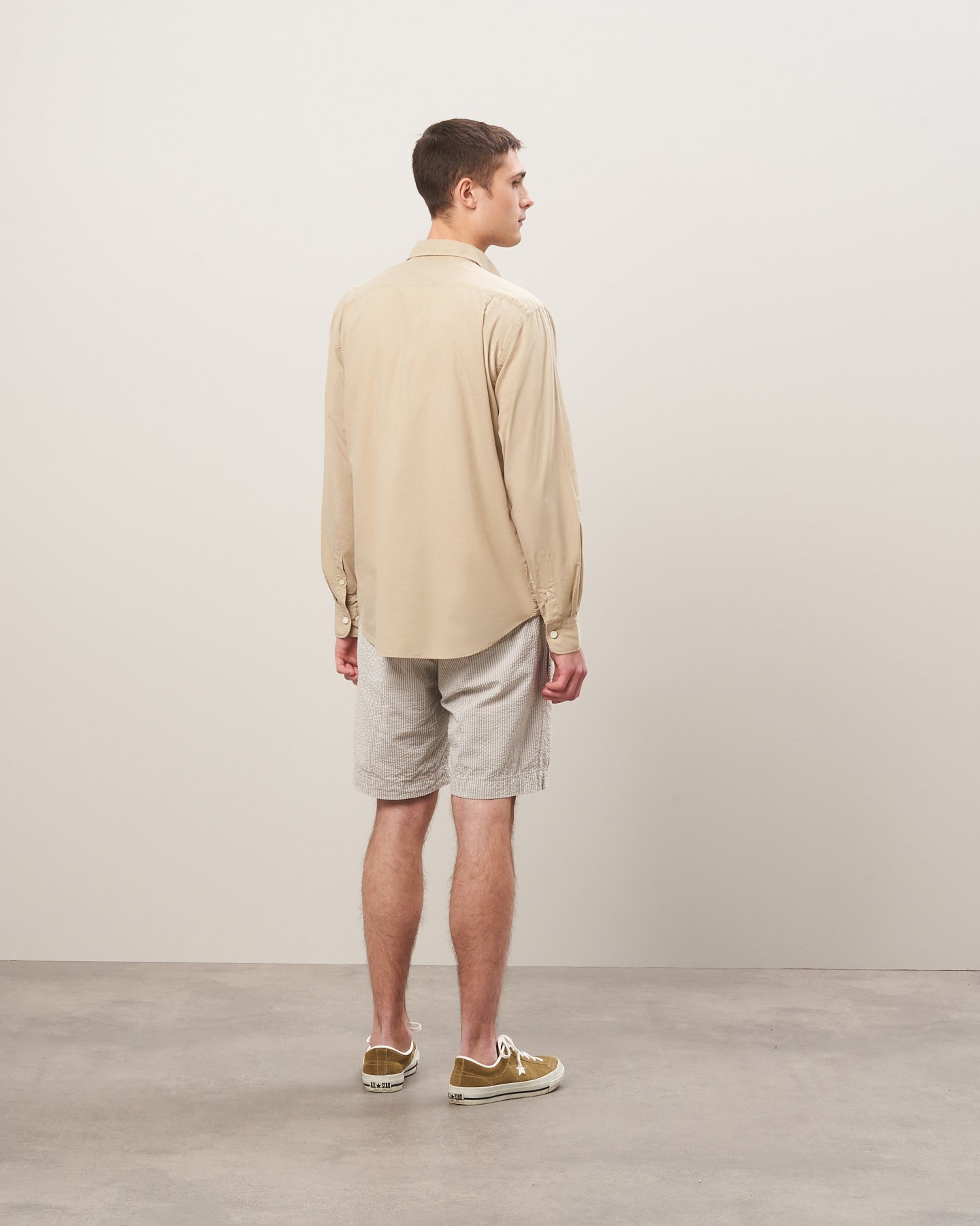 Chemise Homme en coton Beige Rol BB05002-53