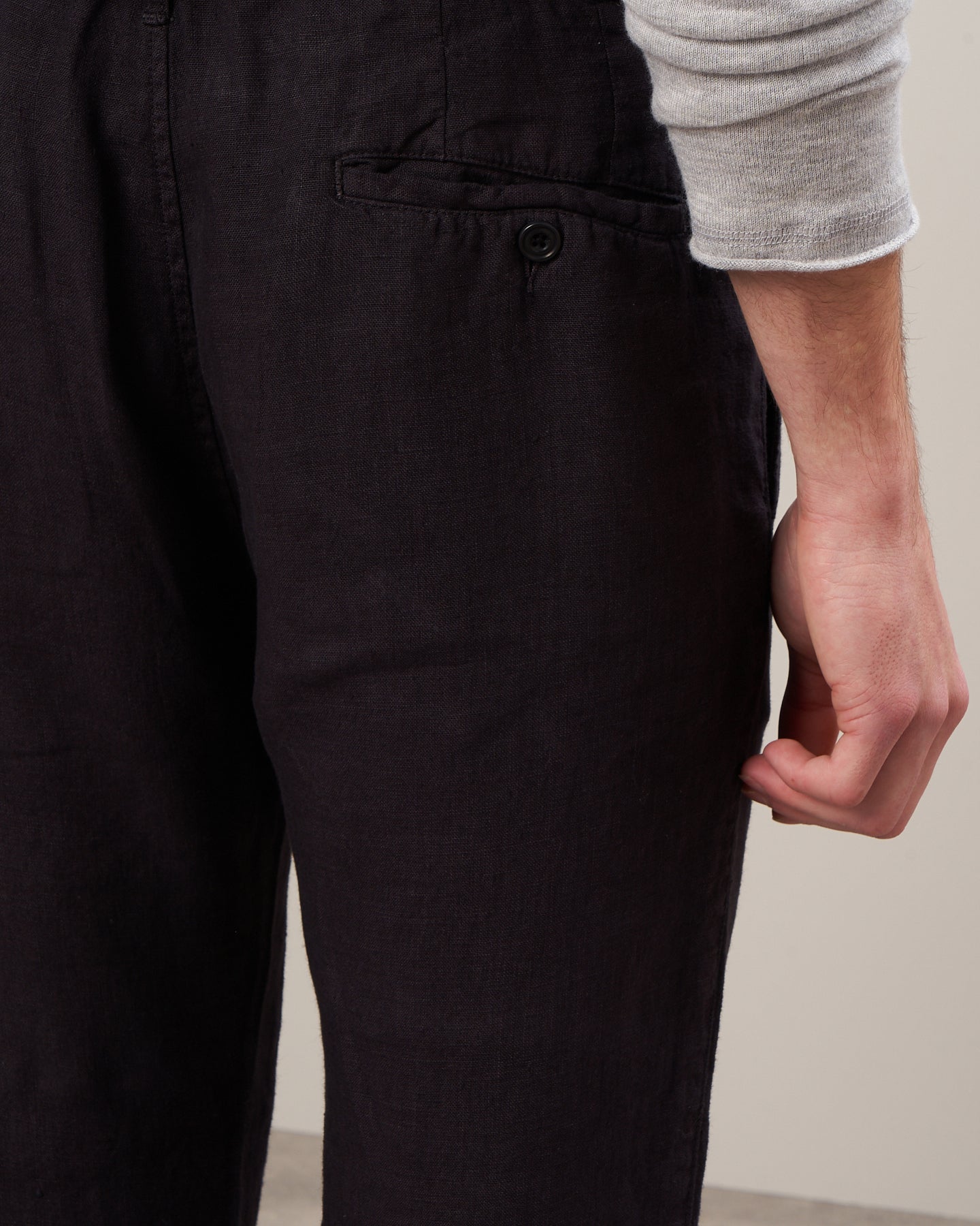 Pantalon Homme en lin Carbone Tanker BB56100-110