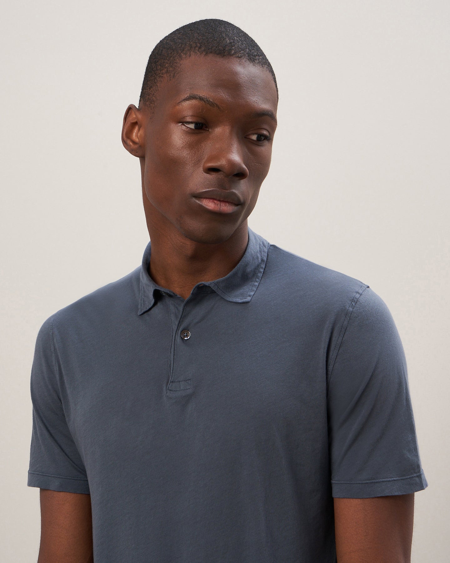 Polo Homme en jersey de coton Carbone BB66301-04