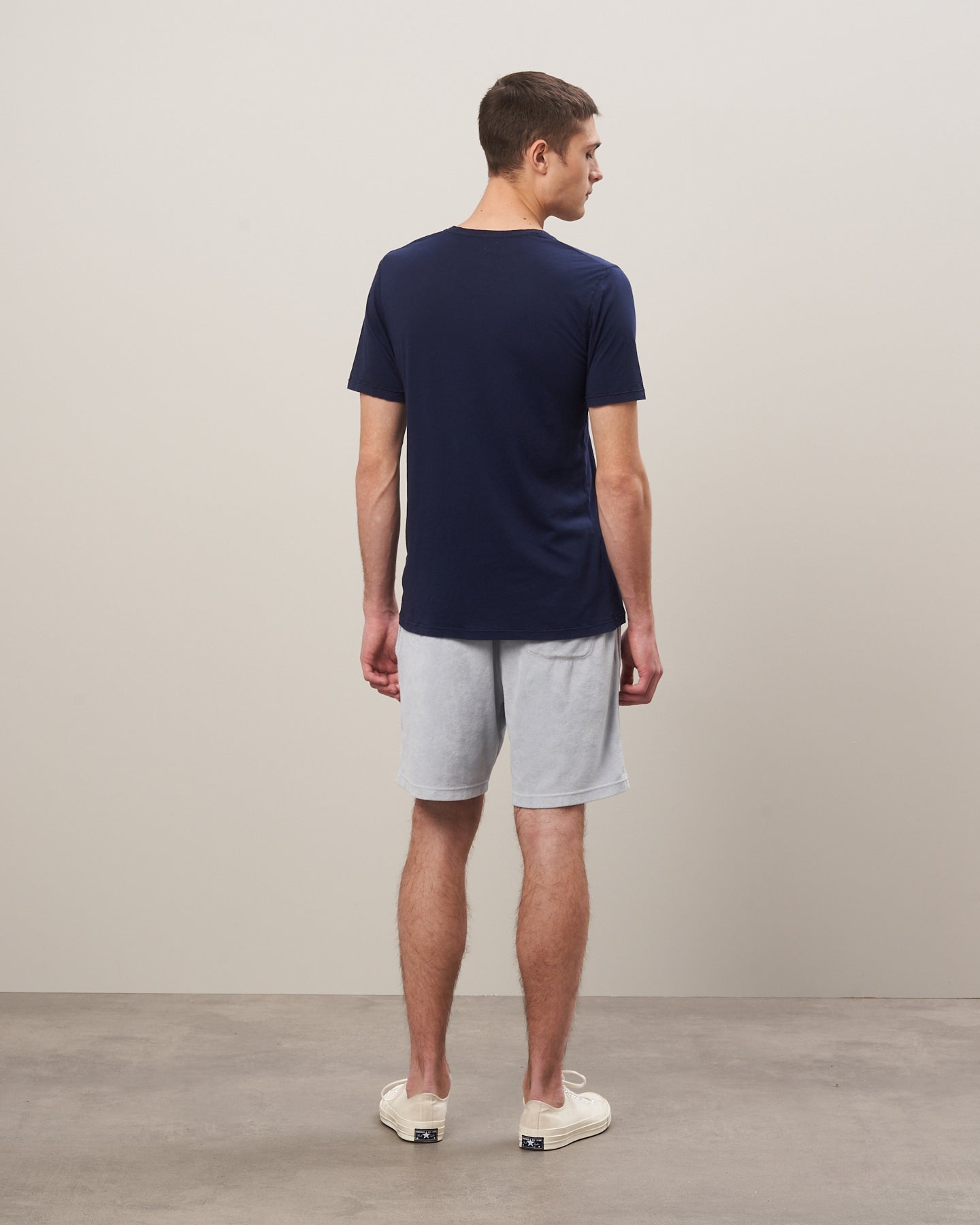 Tee Shirt Homme en jersey de coton Marine BB67301-03
