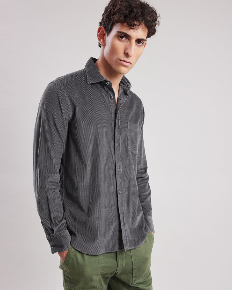 Chemise Homme en velours côtelé Carbone Paul - Image alternative