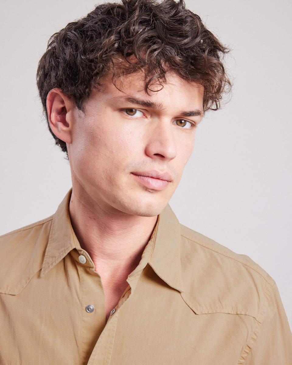Chemise Homme en tencel & coton Beige Phoenix - Image alternative