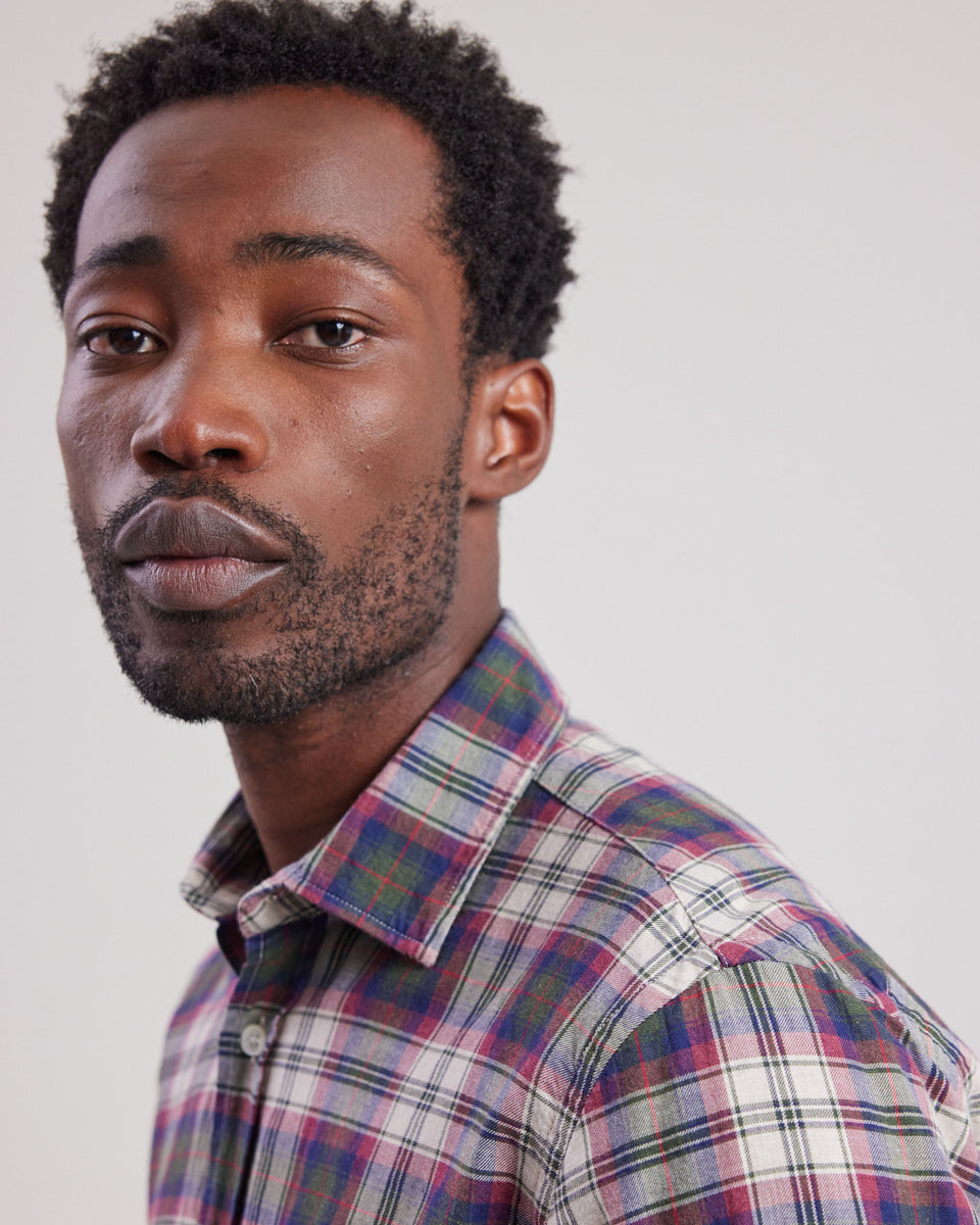 Chemise Homme en flanelle légère à carreaux Storm - Image alternative