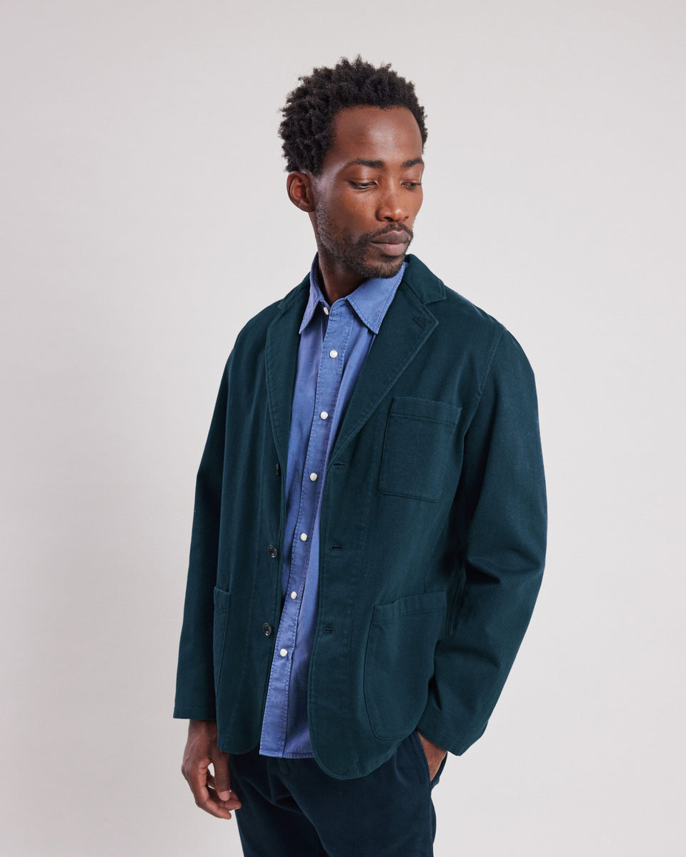 Veste Homme en coton Bleu Marine Jonny - Image principale