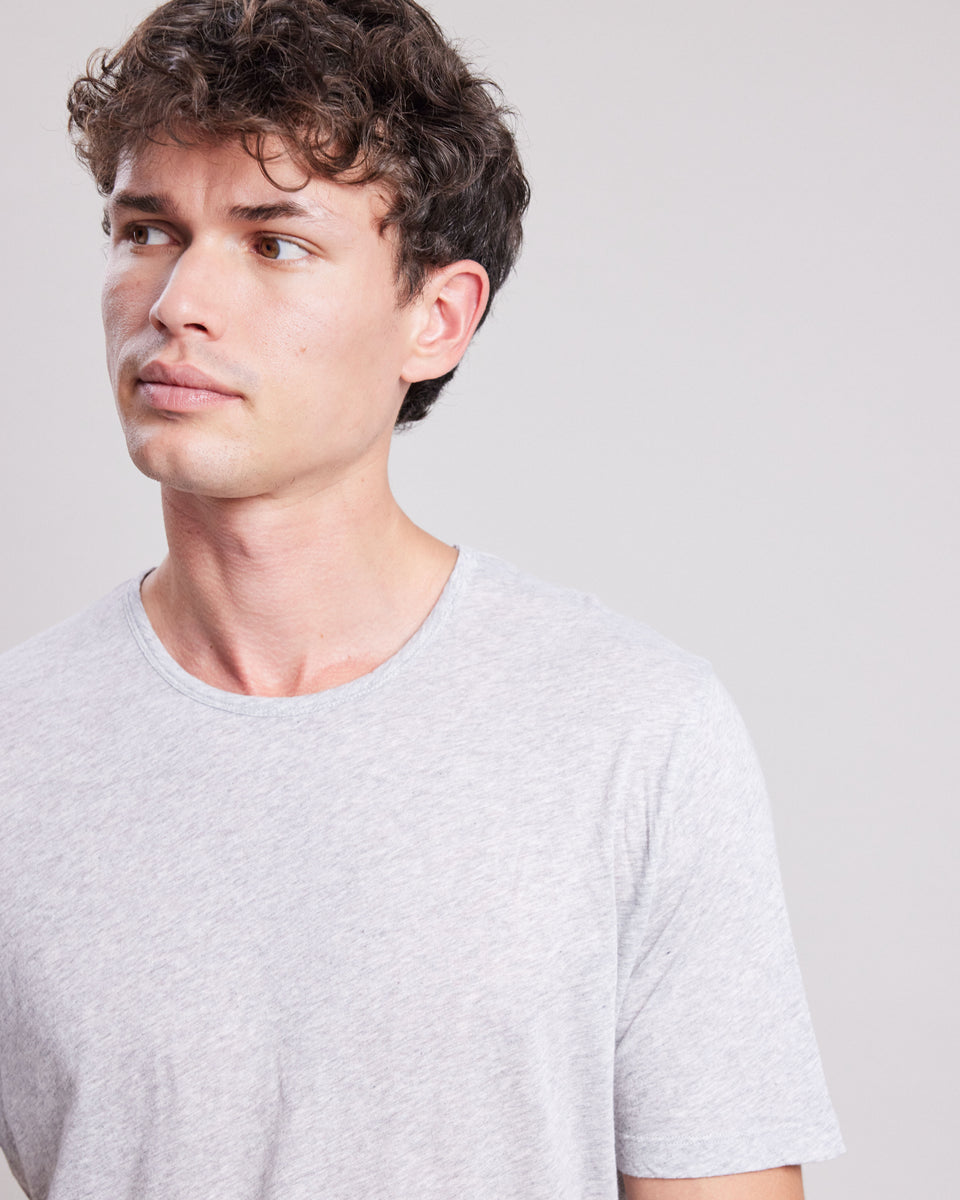 Light Crew Men's Heather Gray light jersey T-shirt - Image alternative