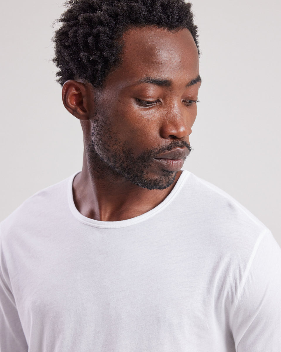 Light Crew Men's White light jersey T-shirt - Image alternative