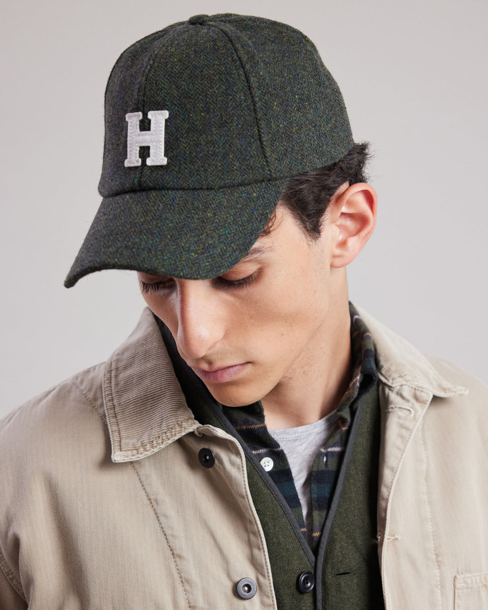 Casquette Homme en laine Vert Militaire Cap H - Image alternative