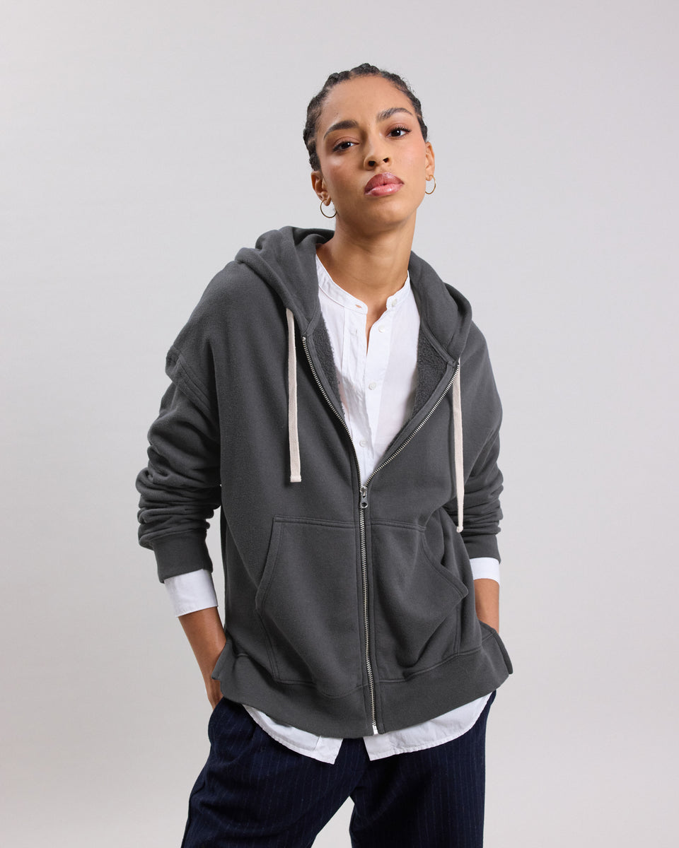 Sweatshirt Femme en coton & modal Carbone Tali - Image principale