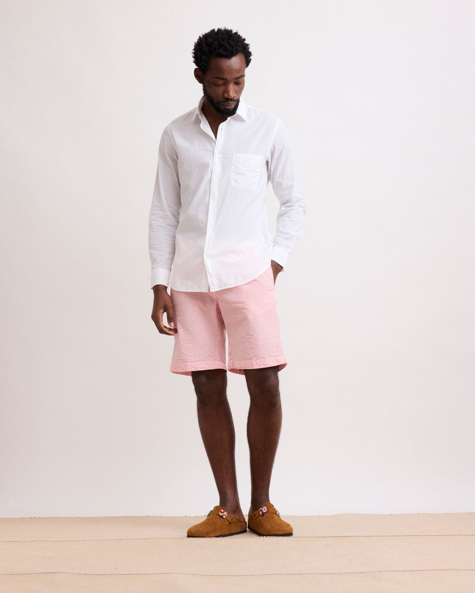 Chemise Homme en Voile de Coton Blanc Storm - Image 3