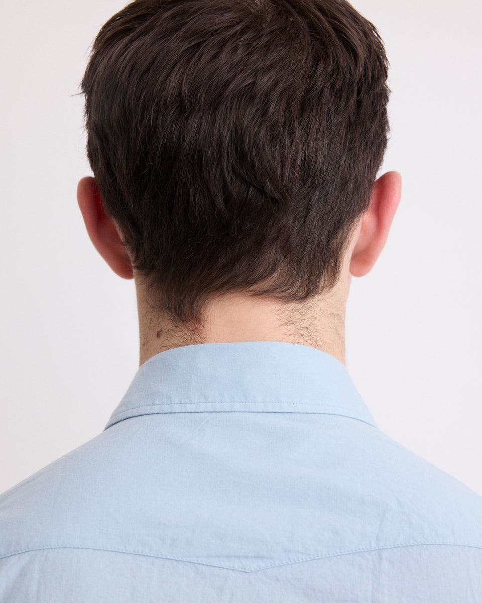 Camisa de Voile de algodón gris verdoso Storm para hombre - Image 3