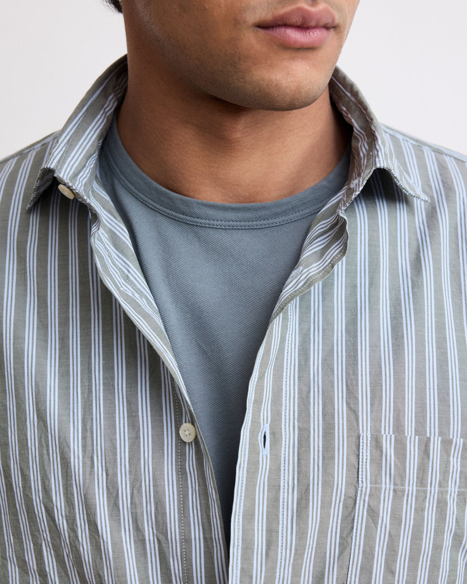 Camisa de algodón a rayas Paul Green - Image 3