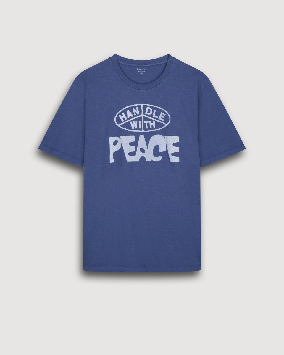Men's Cobalt Blue Printed
