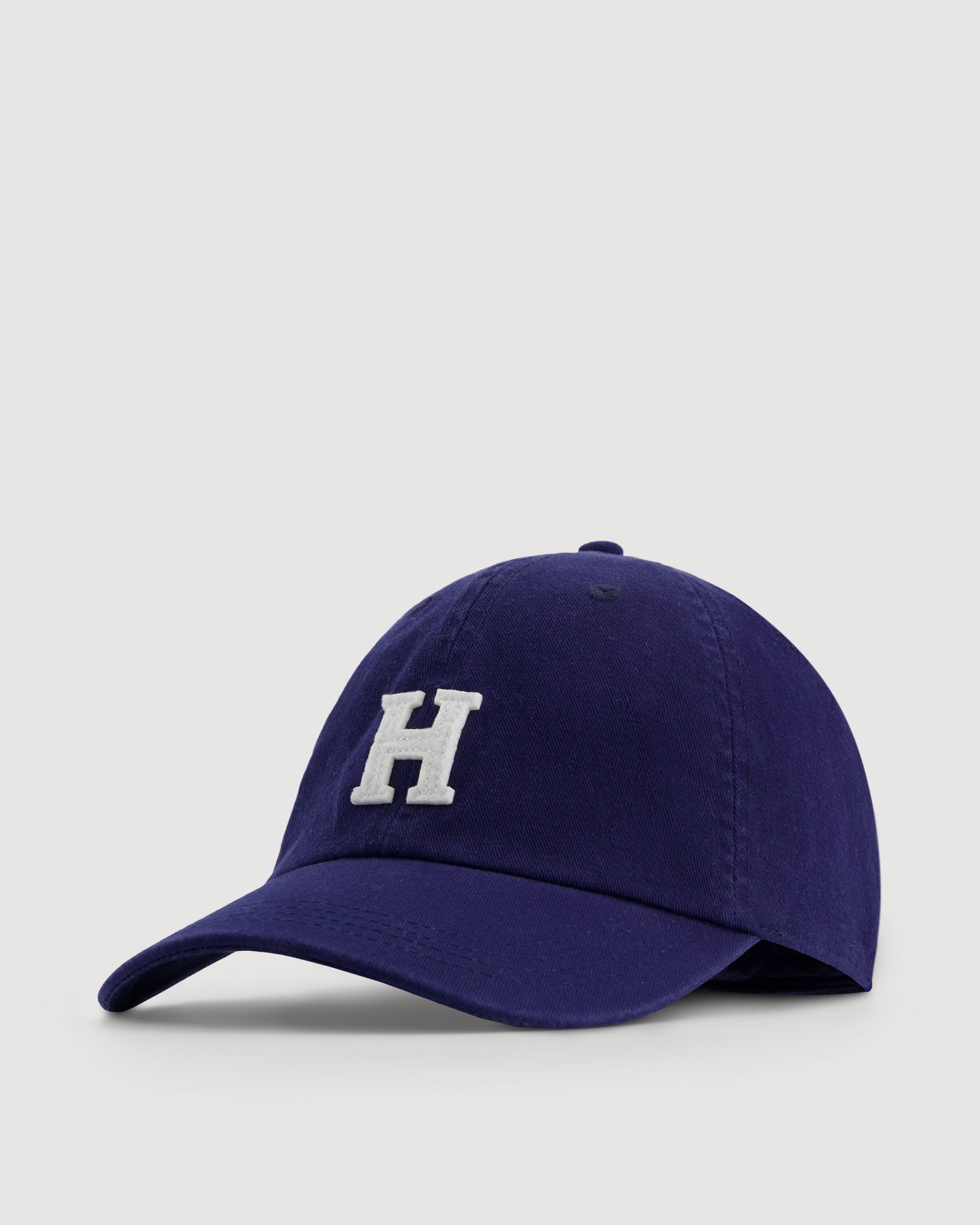 Gorra de algodón azul índigo para hombre H