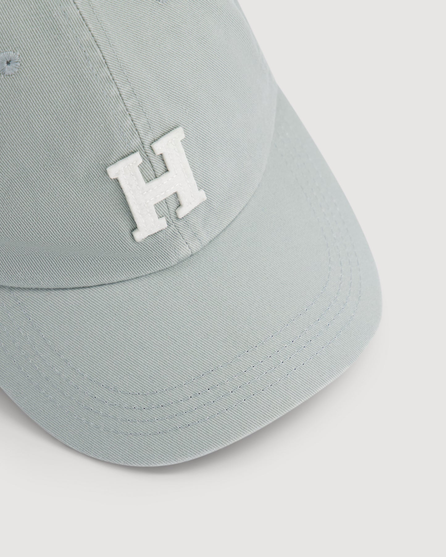 Gorra de jade de algodón verde para mujer H