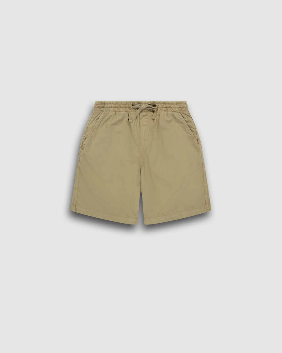 Gym Boy's Khaki Poplin Shorts - Image principale
