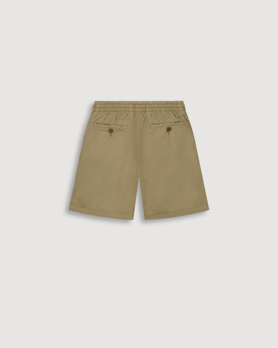 Gym Boy's Khaki Poplin Shorts - Image alternative
