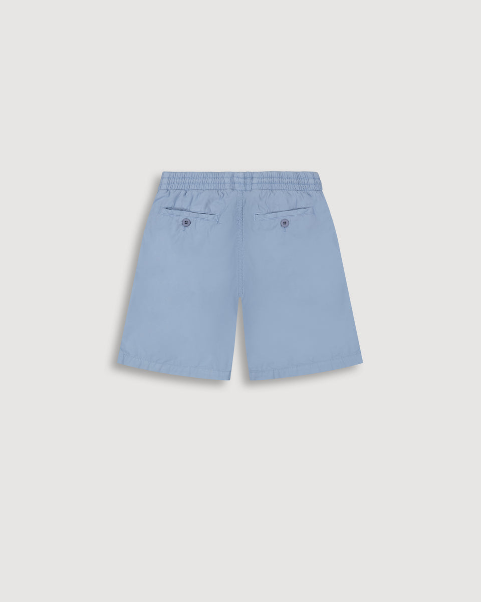 Gym Boy's Blue Poplin Shorts - Image alternative