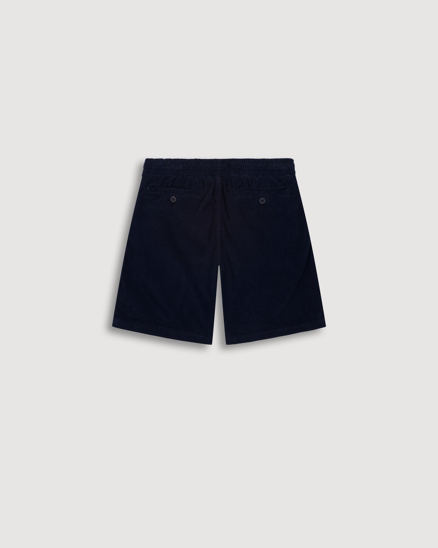 Short Garçon en Velours Côtelé Bleu Marine