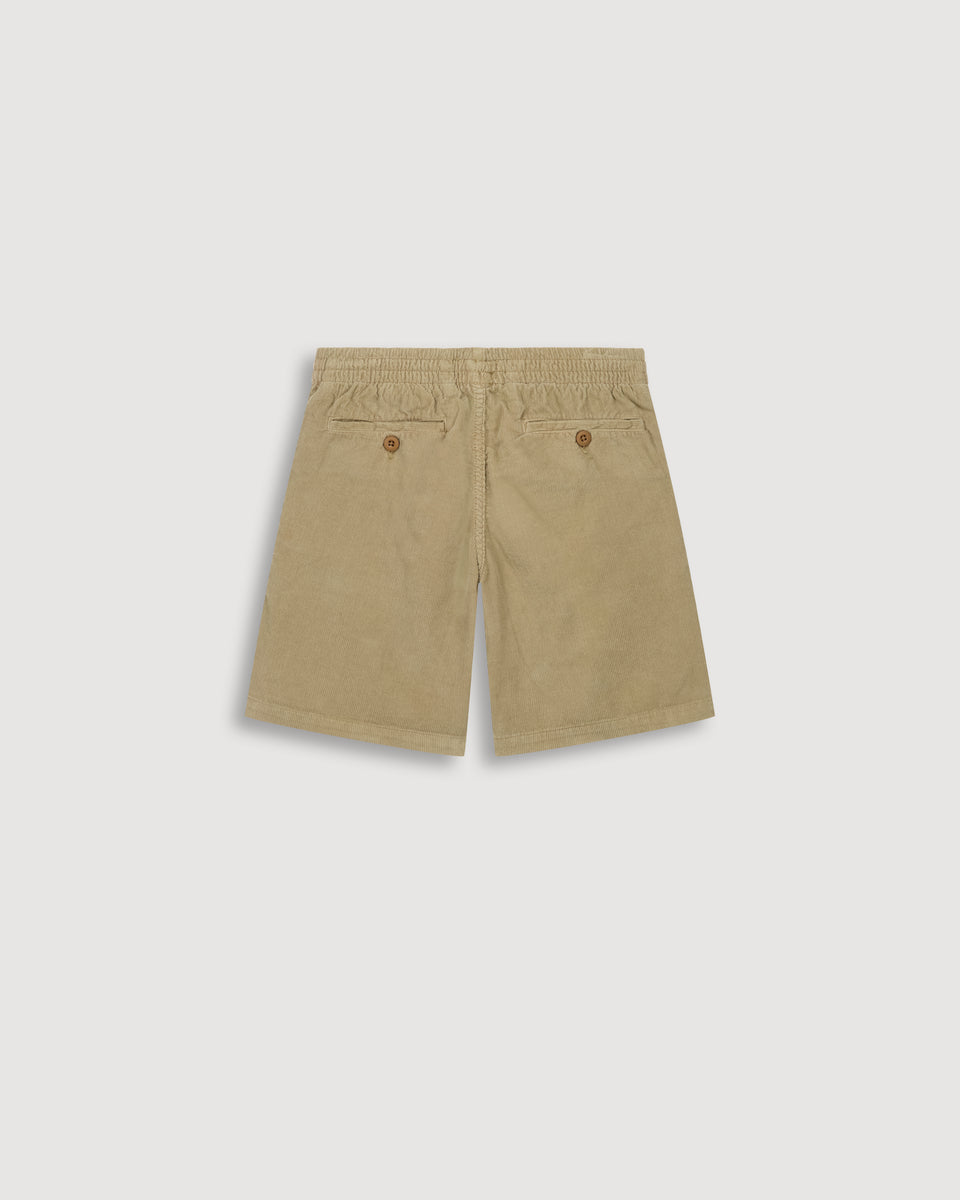 Gym Boy's Khaki Corduroy Shorts - Image alternative