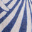 Camisa con velo de algodón estampada con anémonas azul cristal para mujer