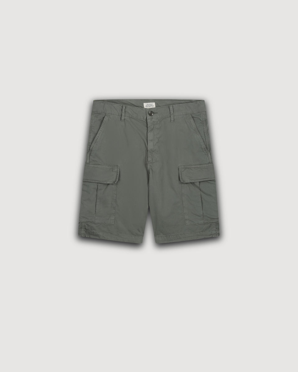 Short Chino Cargo Hombre Verde Militar - Image 3