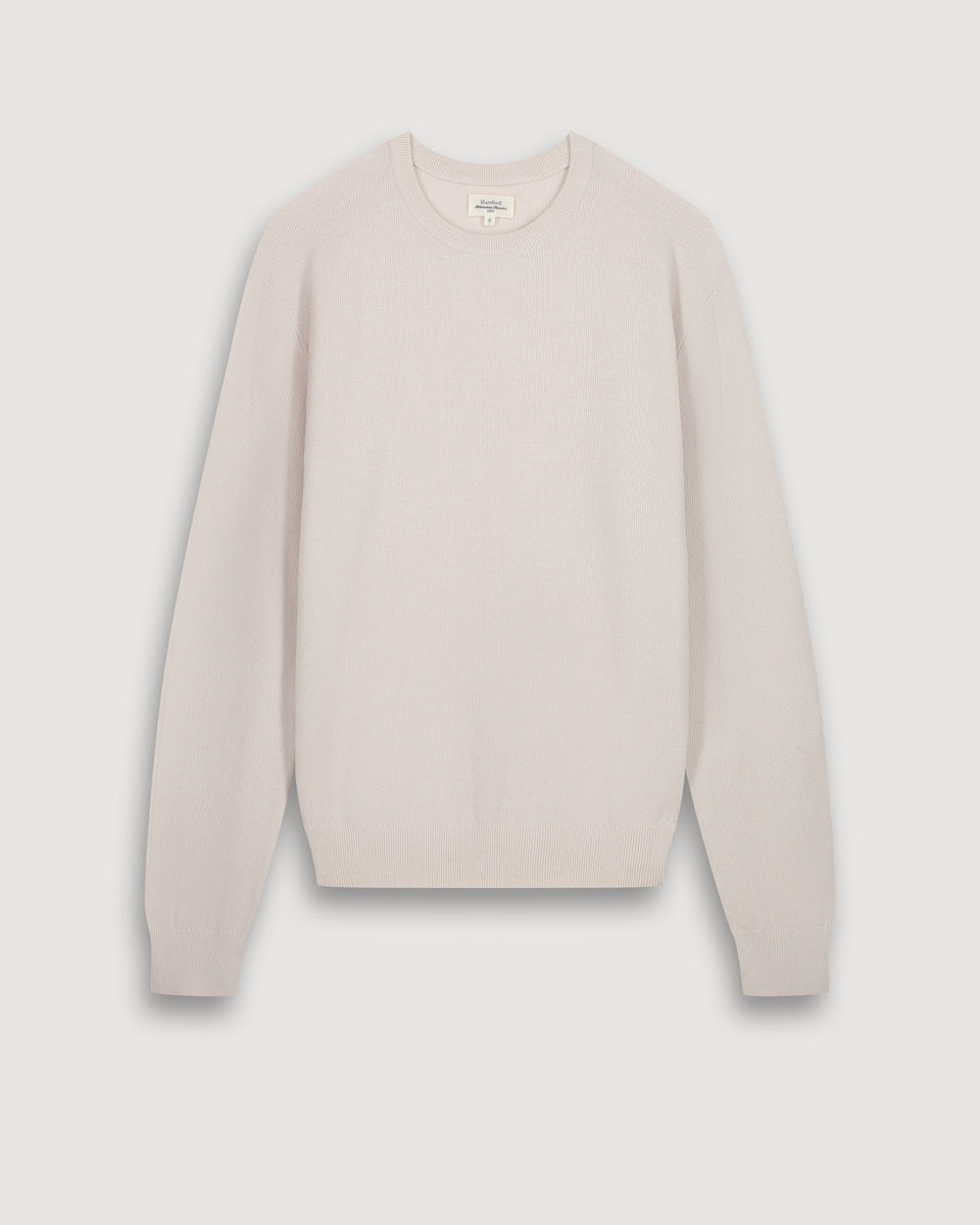 Men's Cement Piqué Cotton Sweater - Image 3
