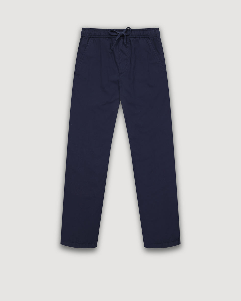 Gym Boy's Deep Blue Poplin Pants - Image principale