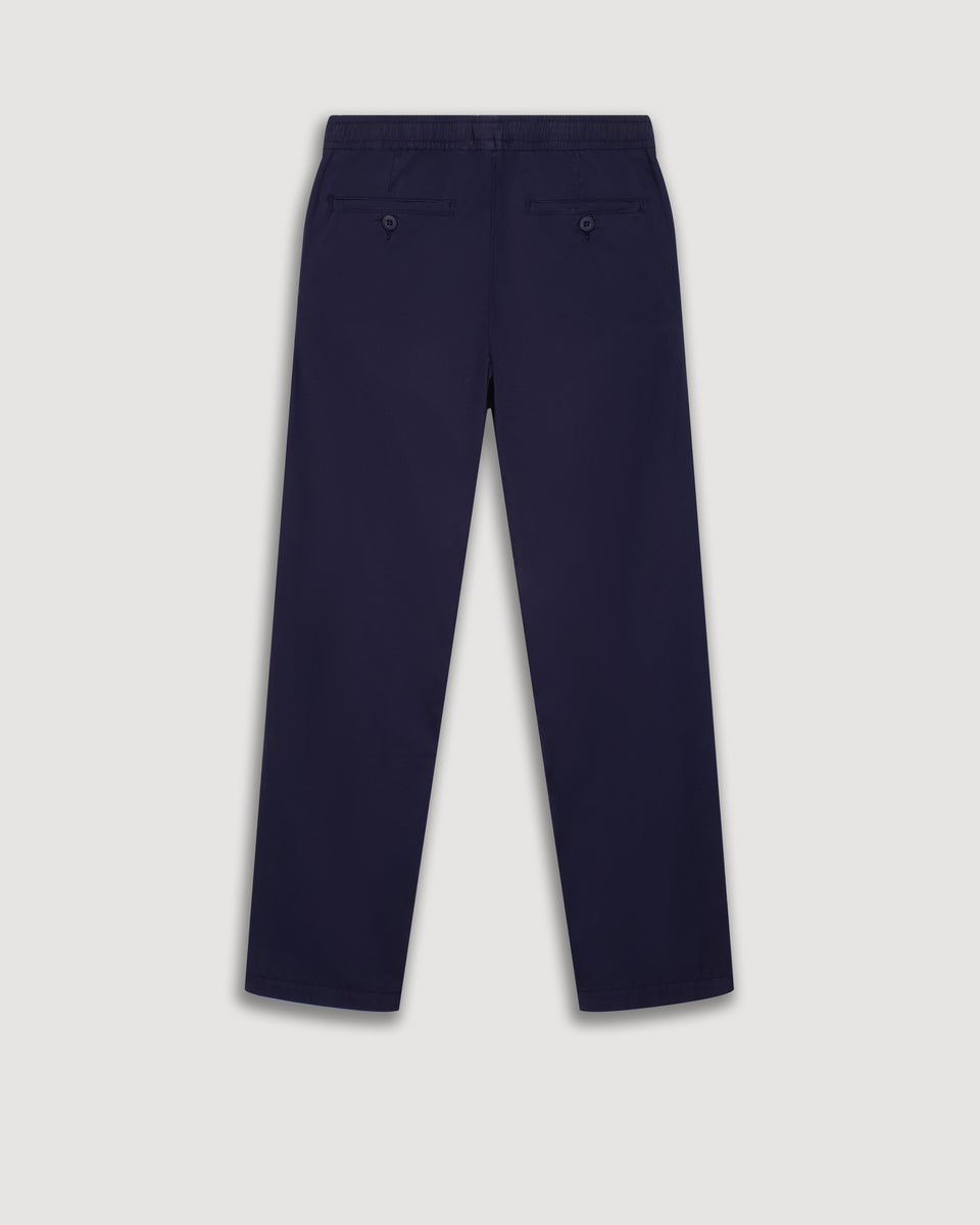 Gym Boy's Deep Blue Poplin Pants - Image alternative