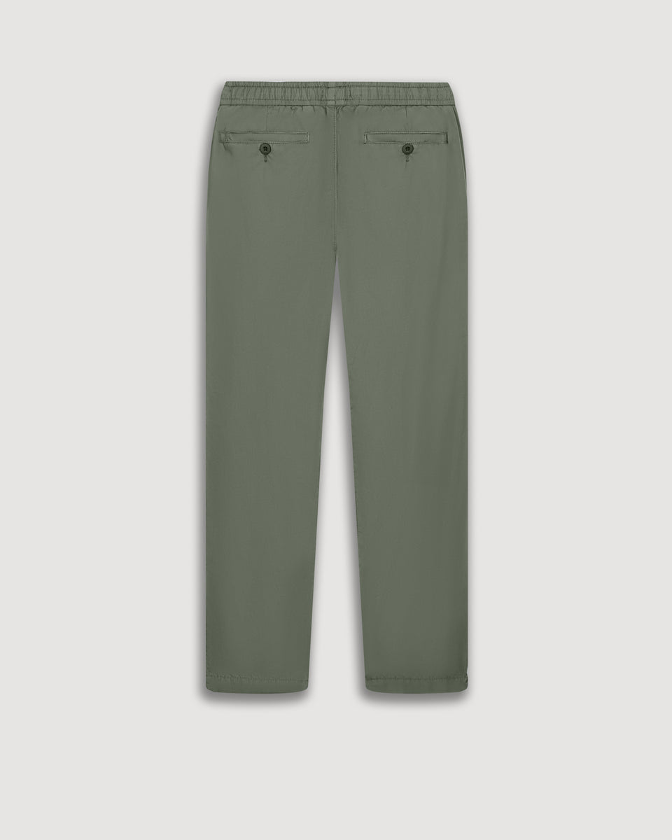 Gym Boy's Army Green Poplin Pants - Image alternative