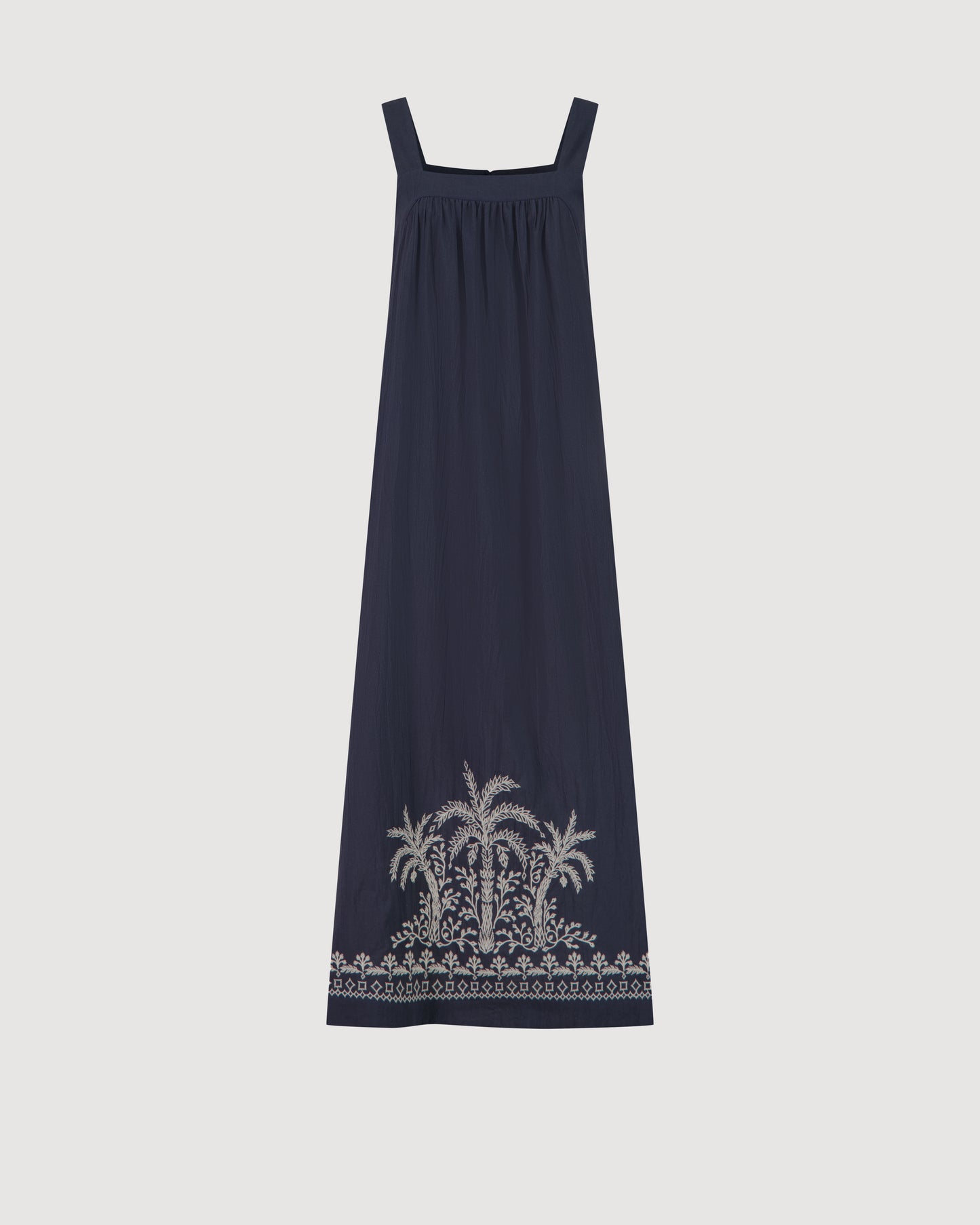 Robe Femme en voile de coton Noir Rumba