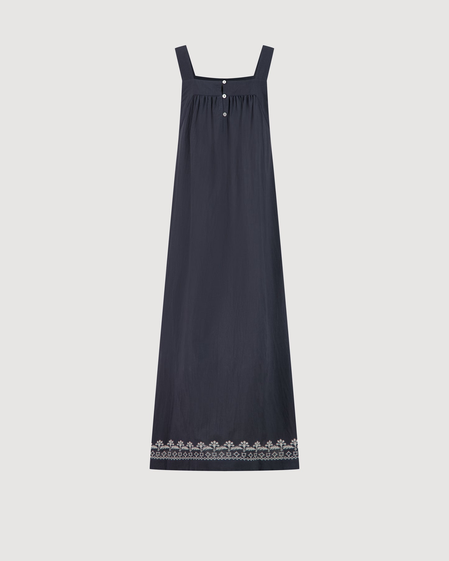 Robe Femme en voile de coton Noir Rumba