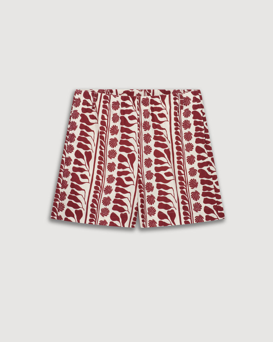 Short de lino y algodón para mujer Mahogany Stef - Image 3