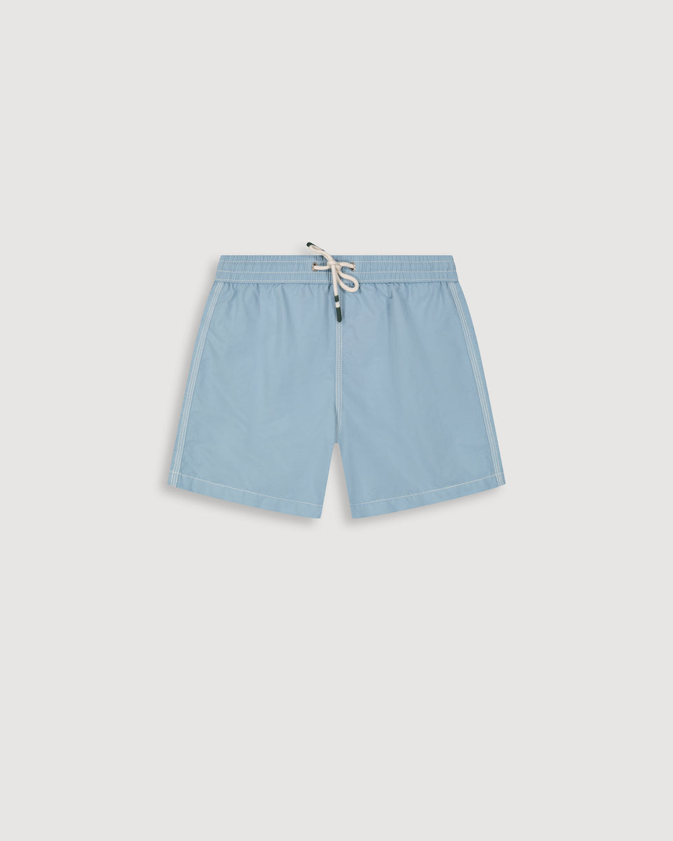 Maillot Garçon Uni Vert de Gris Achille - Image principale