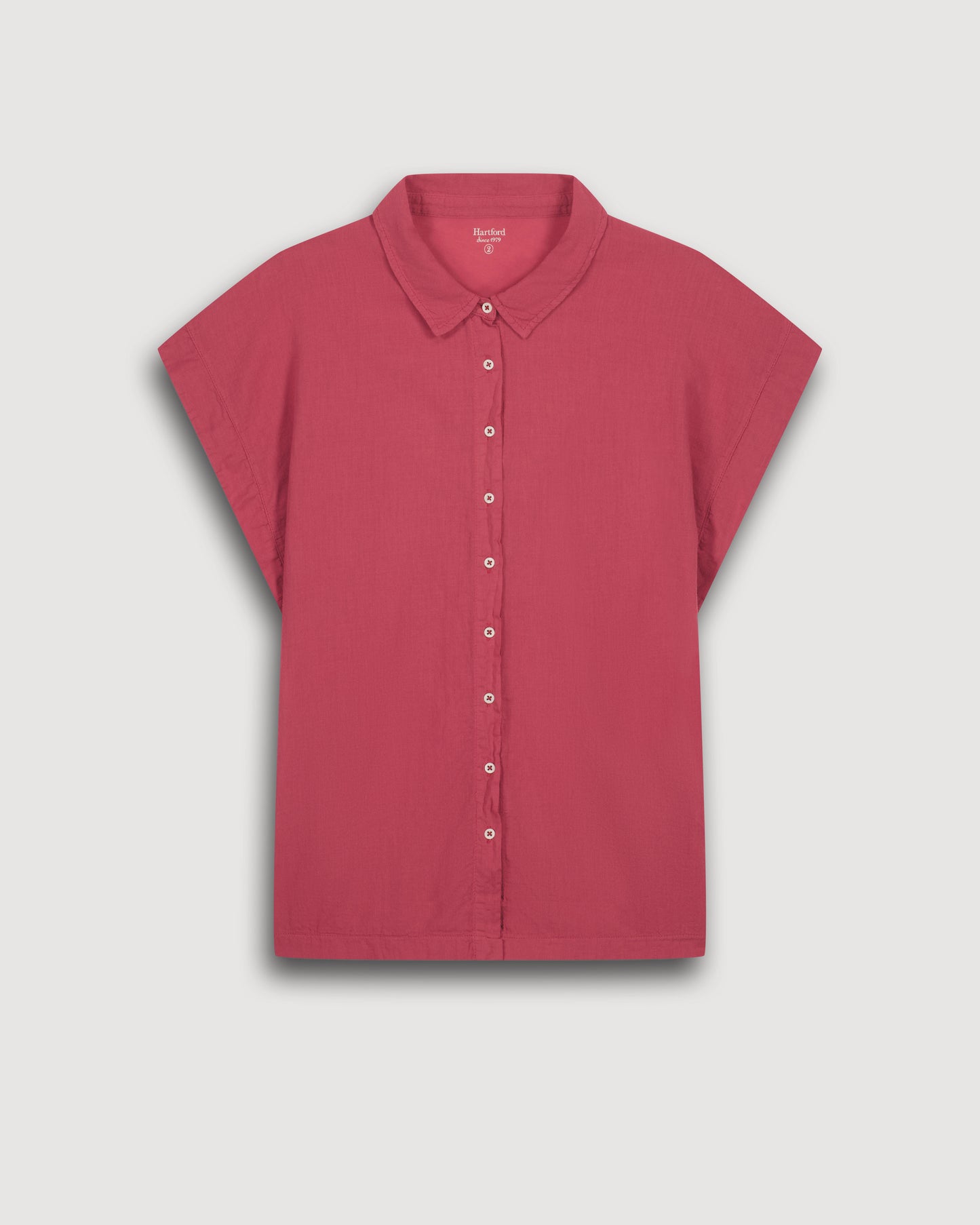 Camisa Mujer Frambuesa Teno Algodón doble tejido