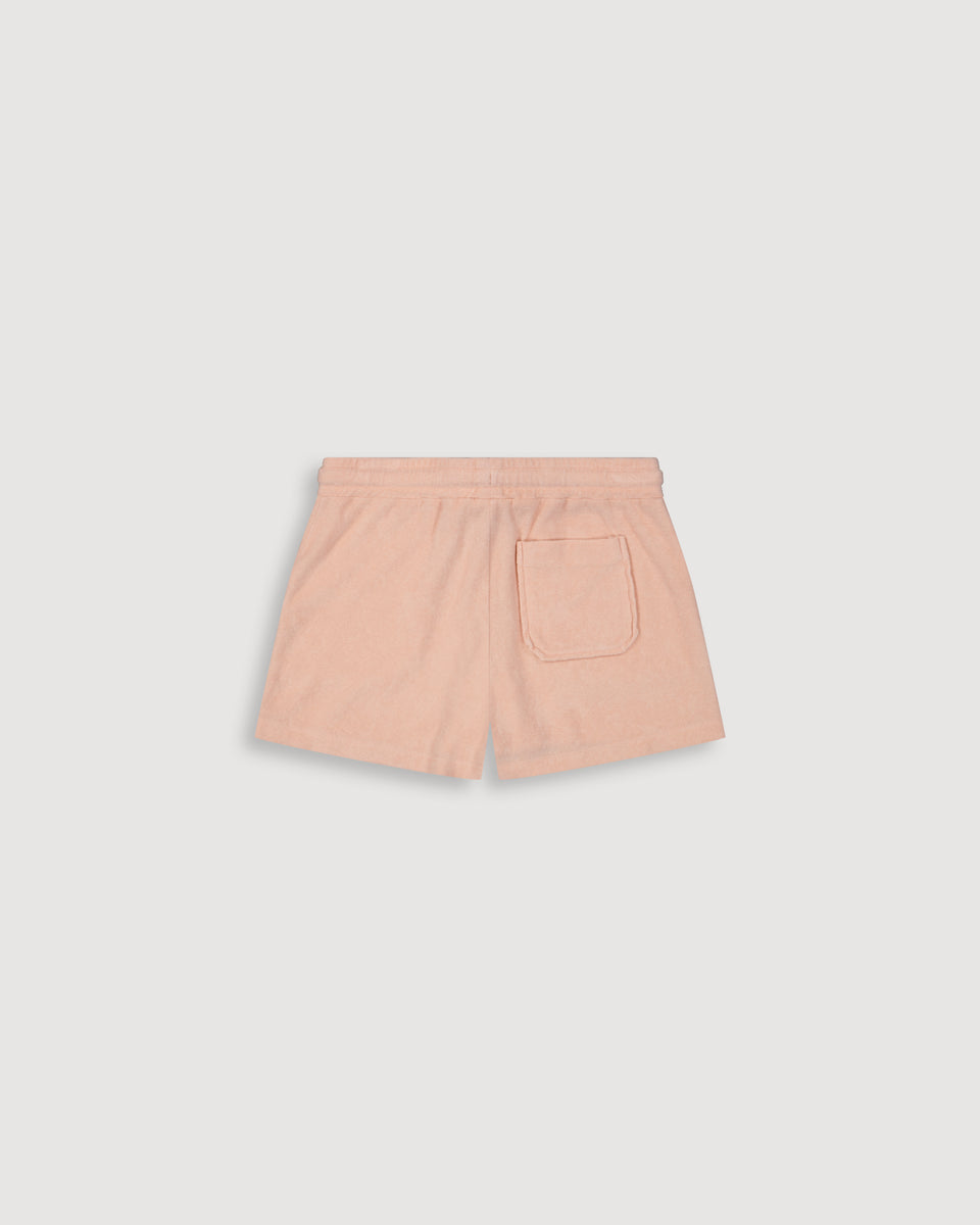 Tivu Girl's Pink Terry Shorts - Image alternative