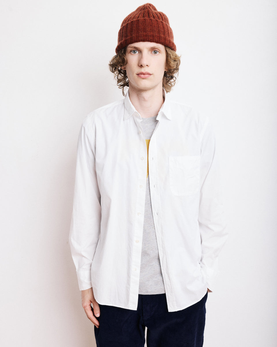 Storm Men's White Cotton Twill Shirt - Image principale