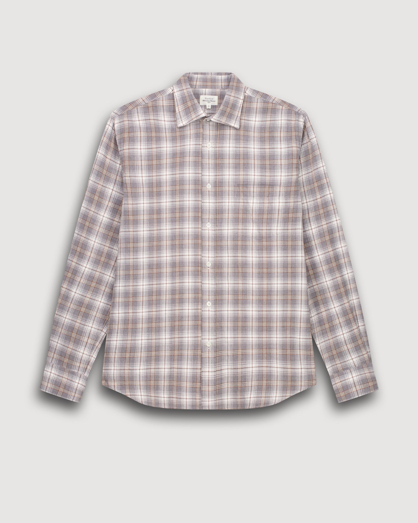 Paul Men's Grey Checked Flannel Shirt