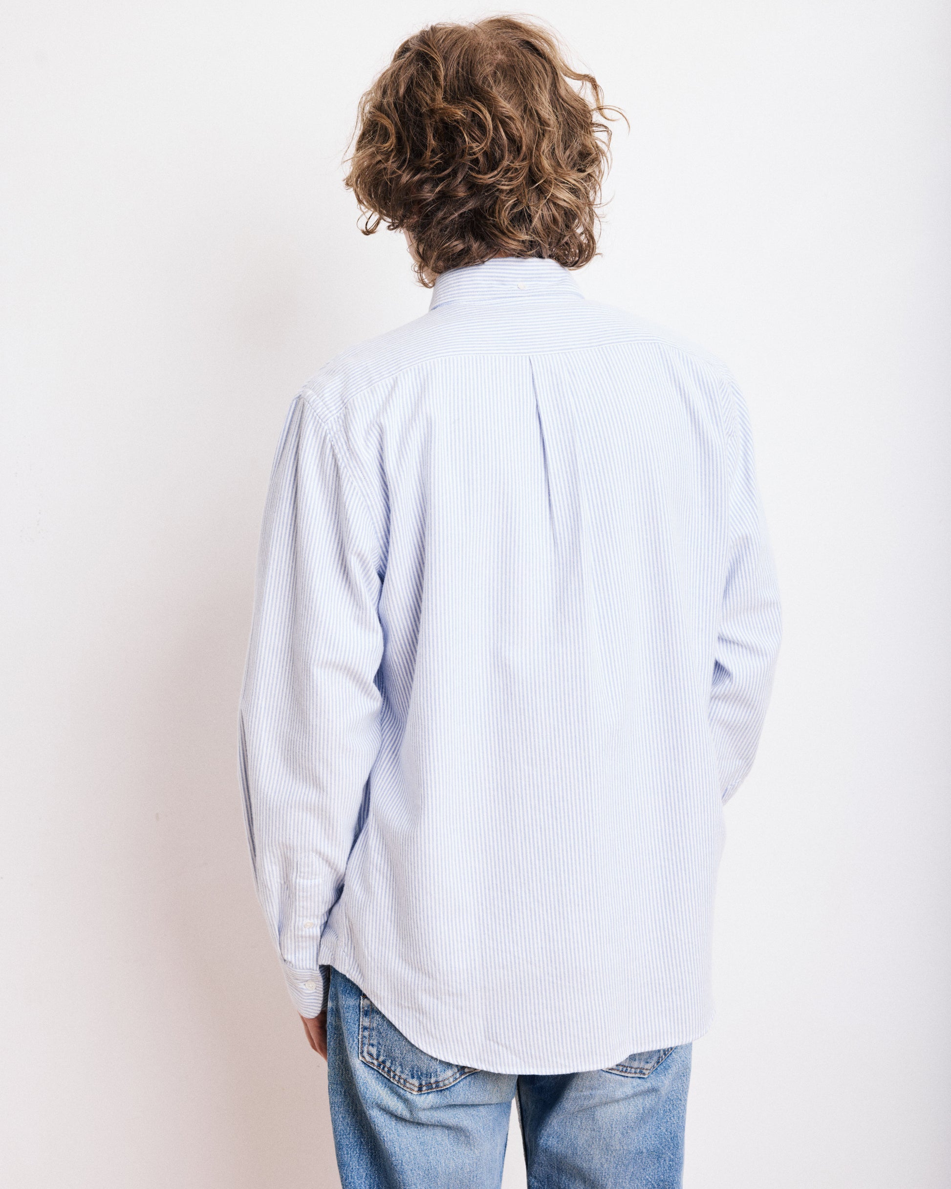 Chemise Homme en Oxford de Coton Bleu Pitt