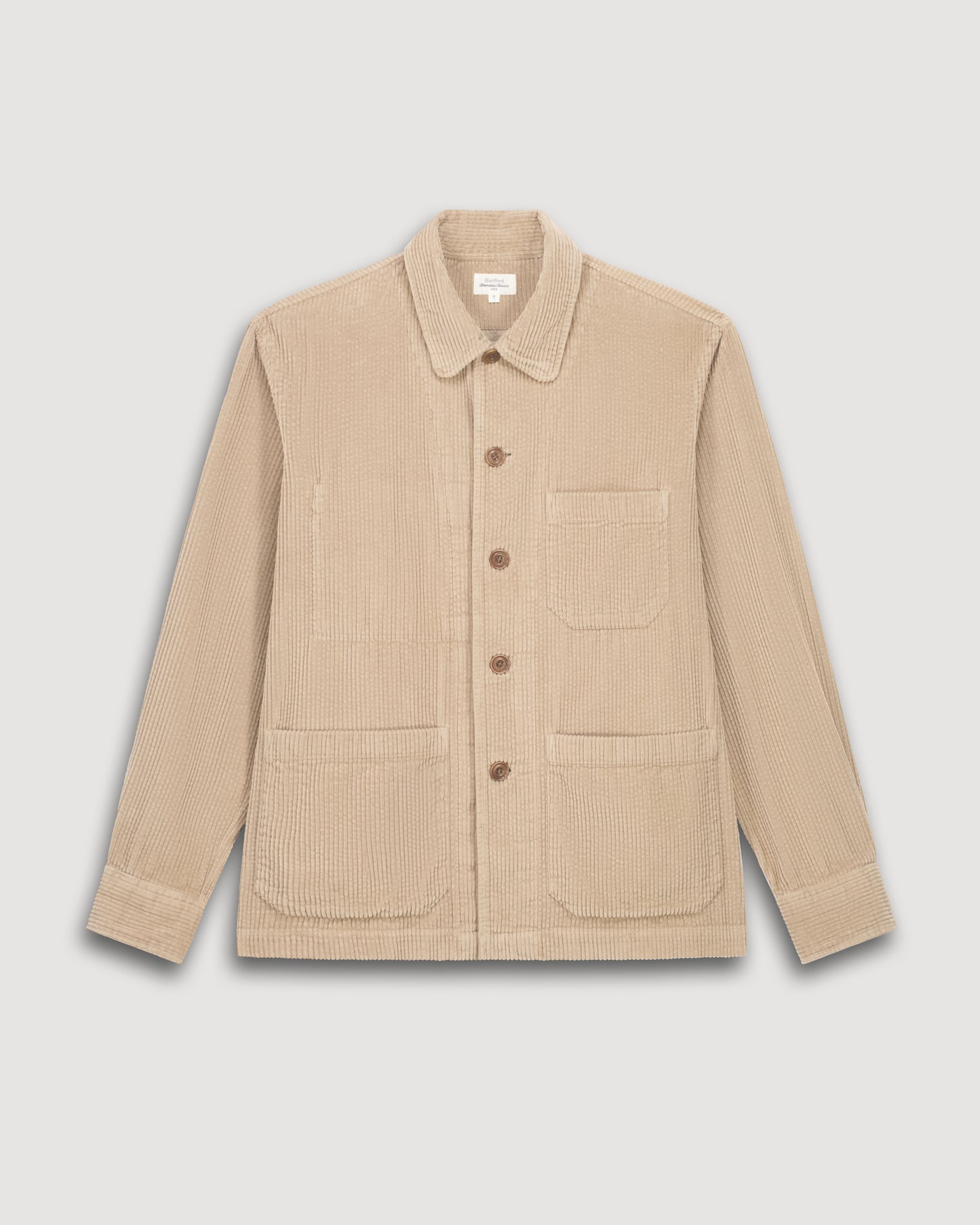 Petty Men's Beige Seersucker Corduroy Jacket