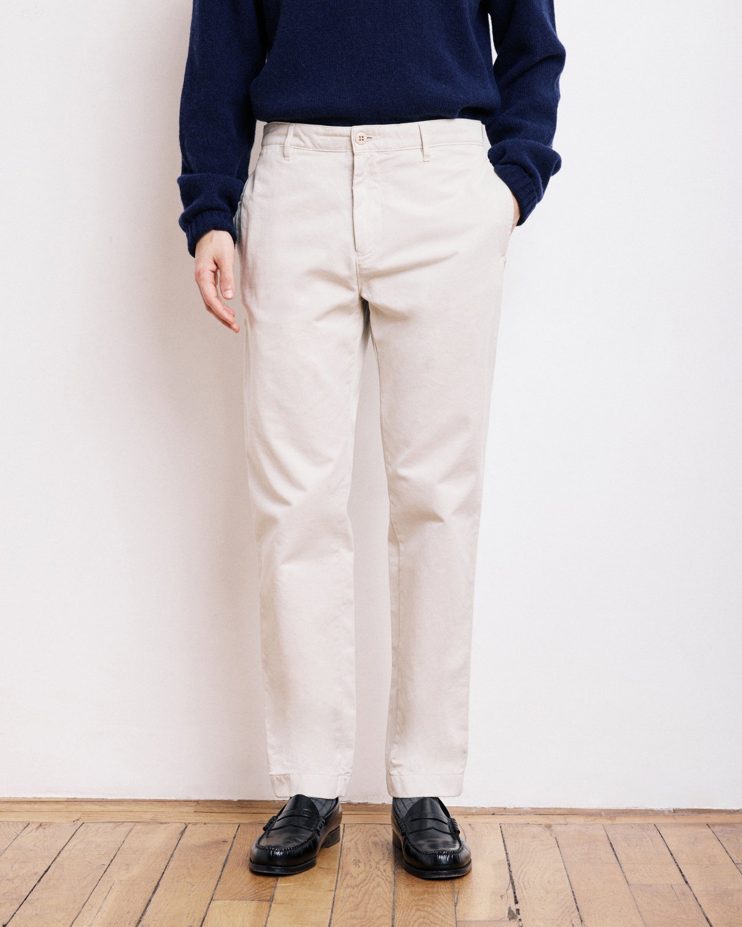 Pantalon Homme en Chino Craie Tex