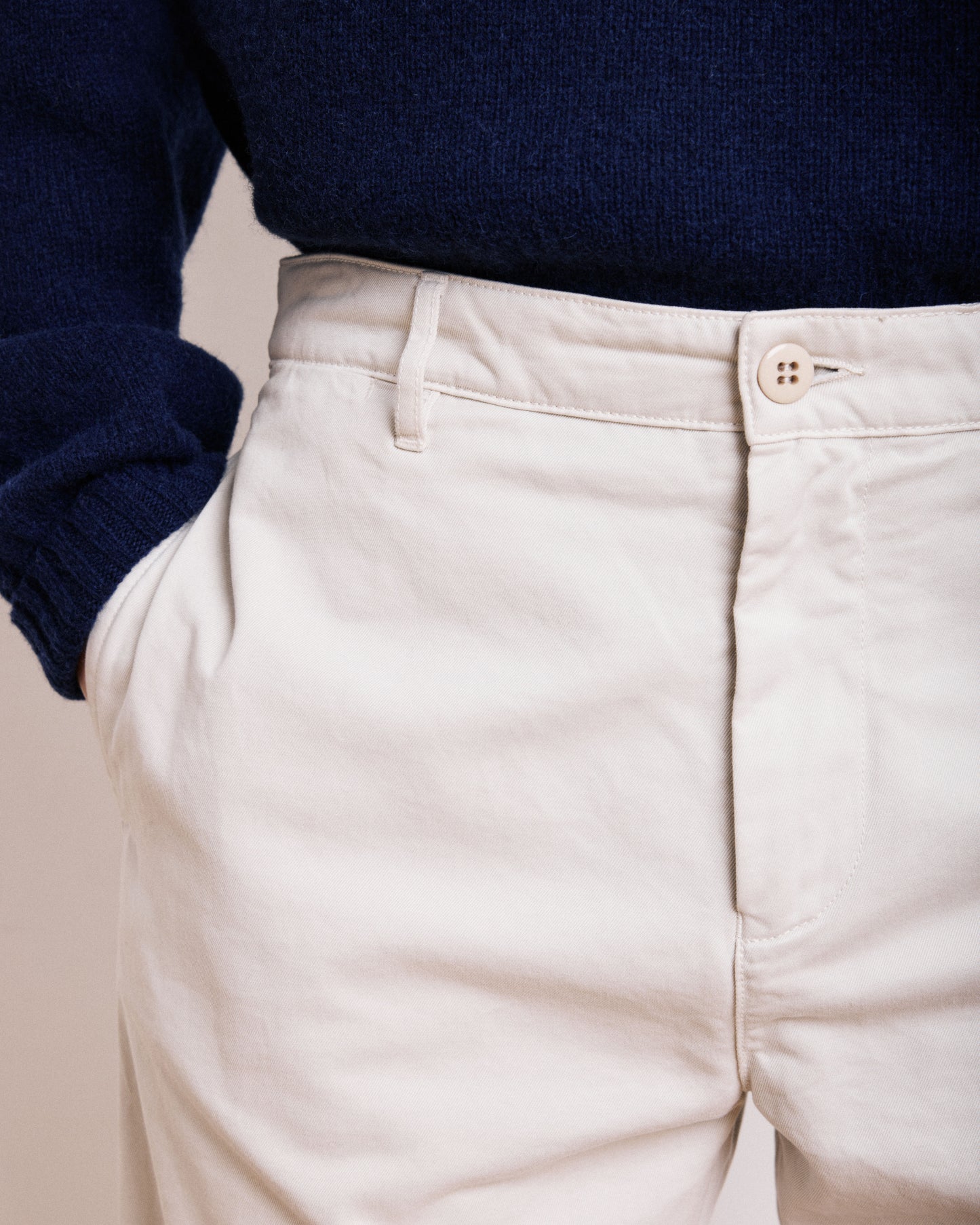 Pantalon Homme en Chino Craie Tex