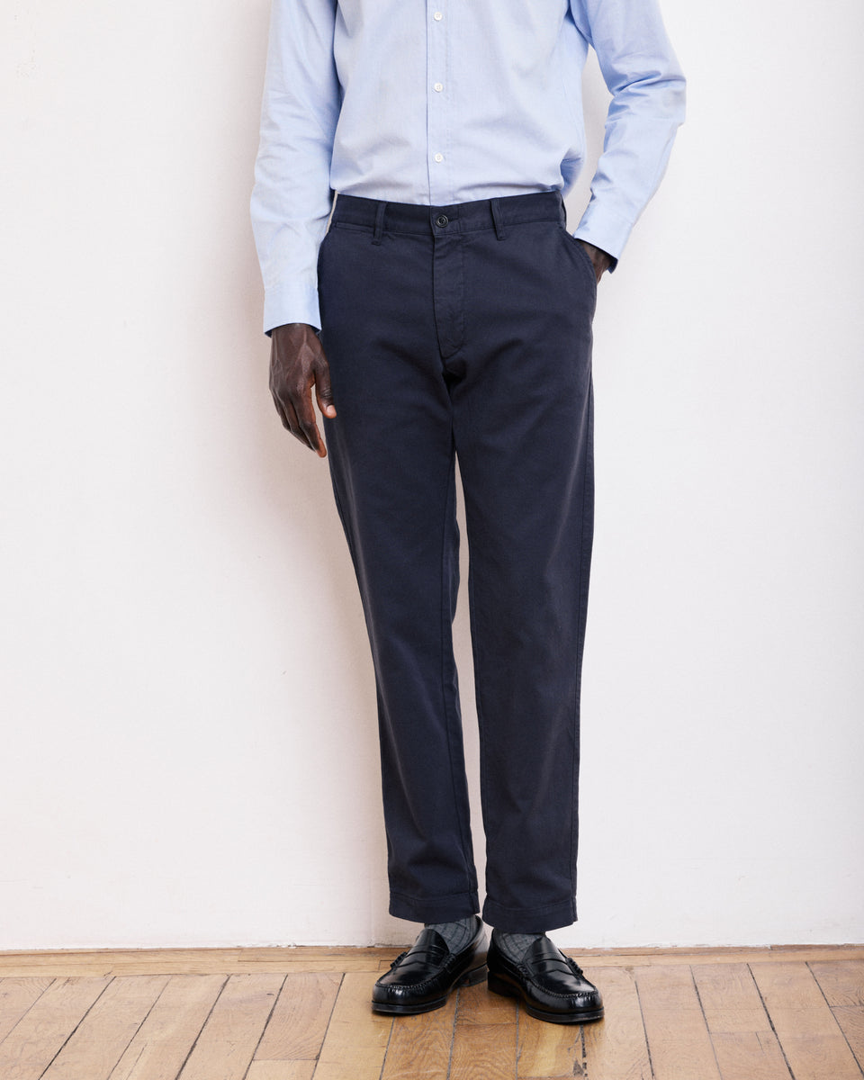 Pantalones Tyron Piqué azul marino para hombre - Image alternative
