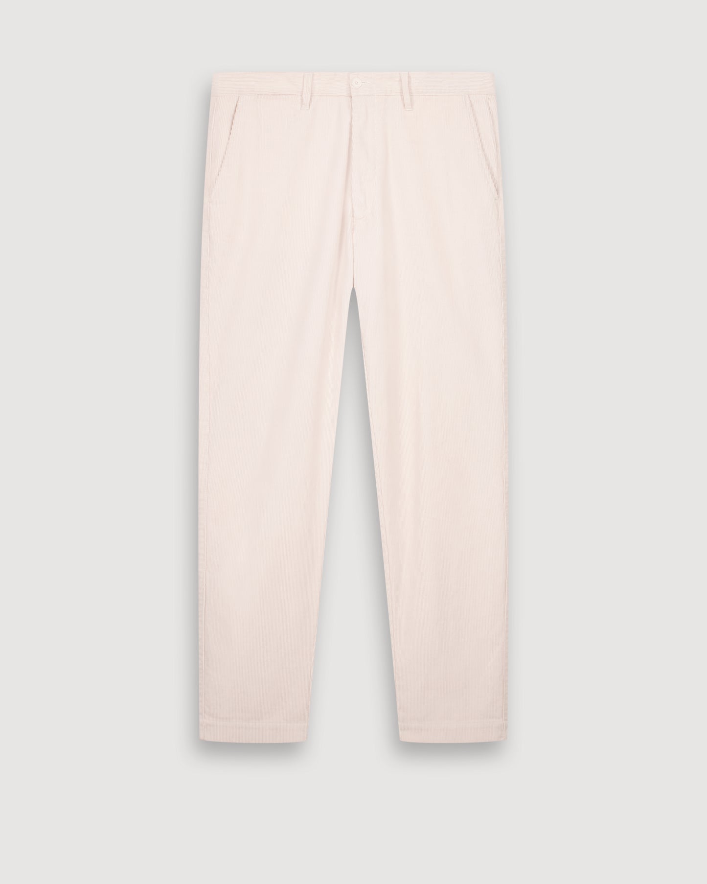 Pantalon Homme en Velours Côtelé Ecru Tyron