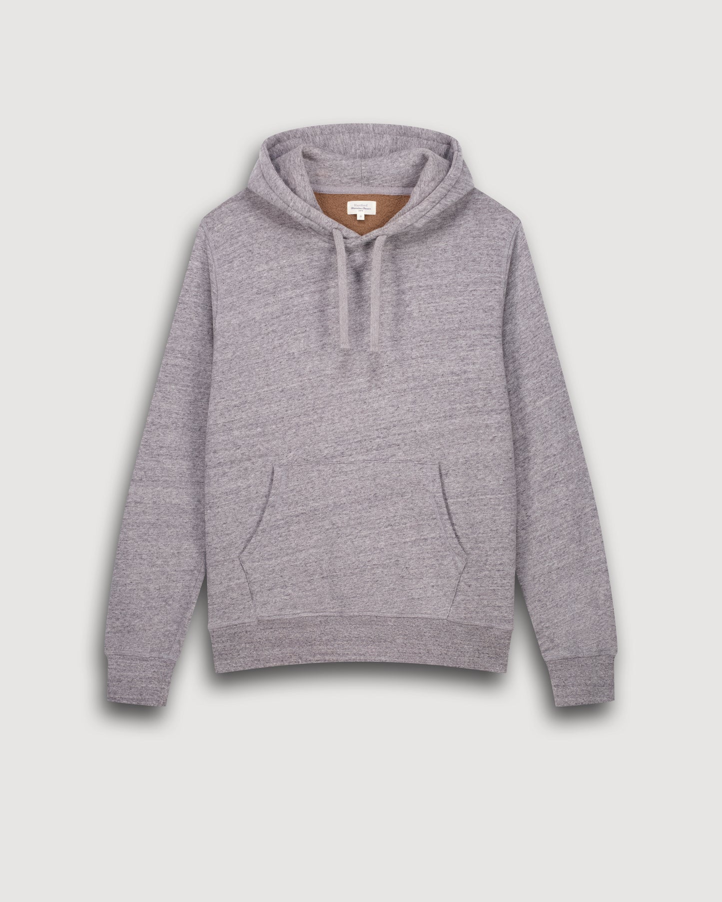 Sweatshirt à capuche Homme en molleton Gris Chiné