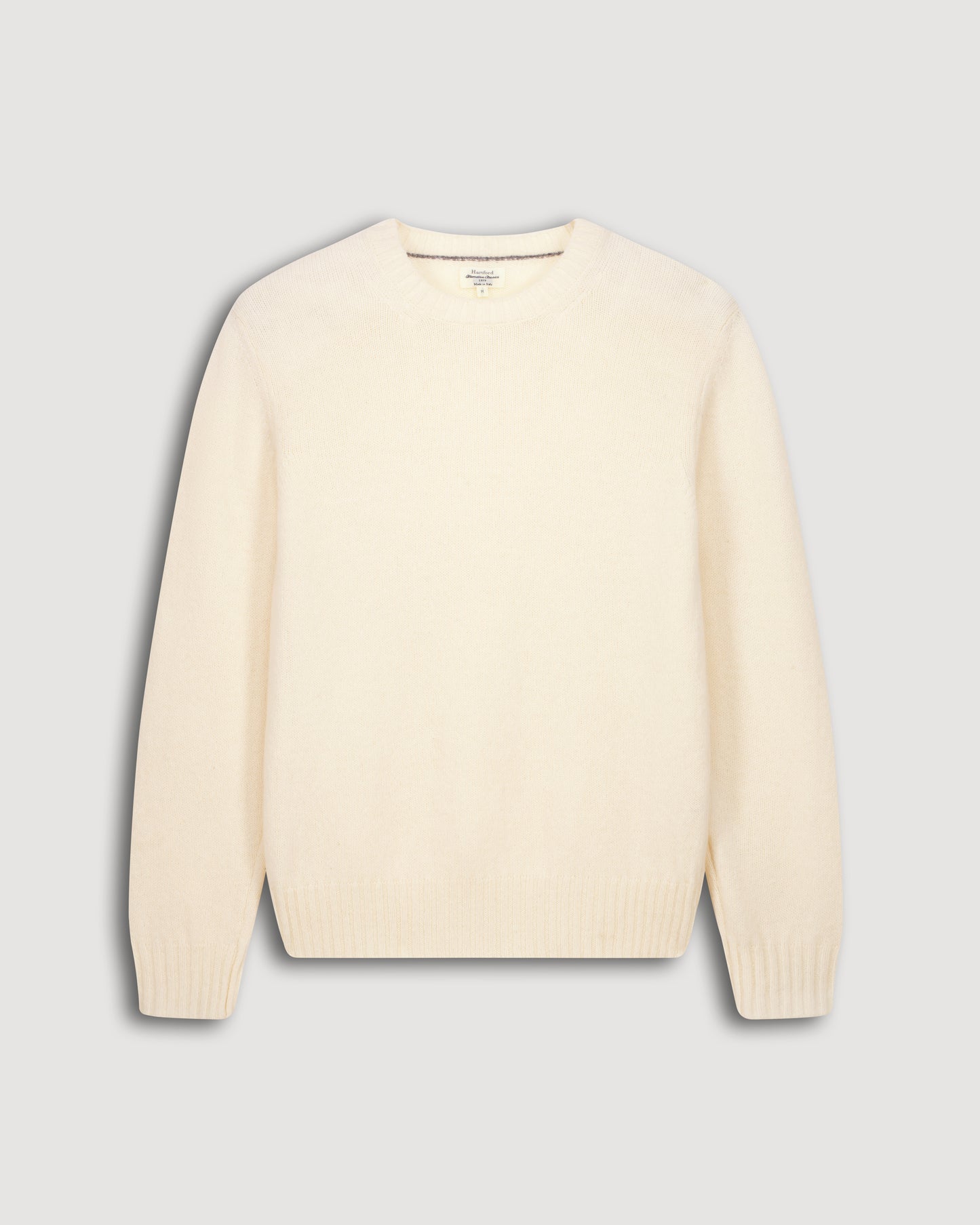 Crew Men's Off-white Shetland Wool Sweater