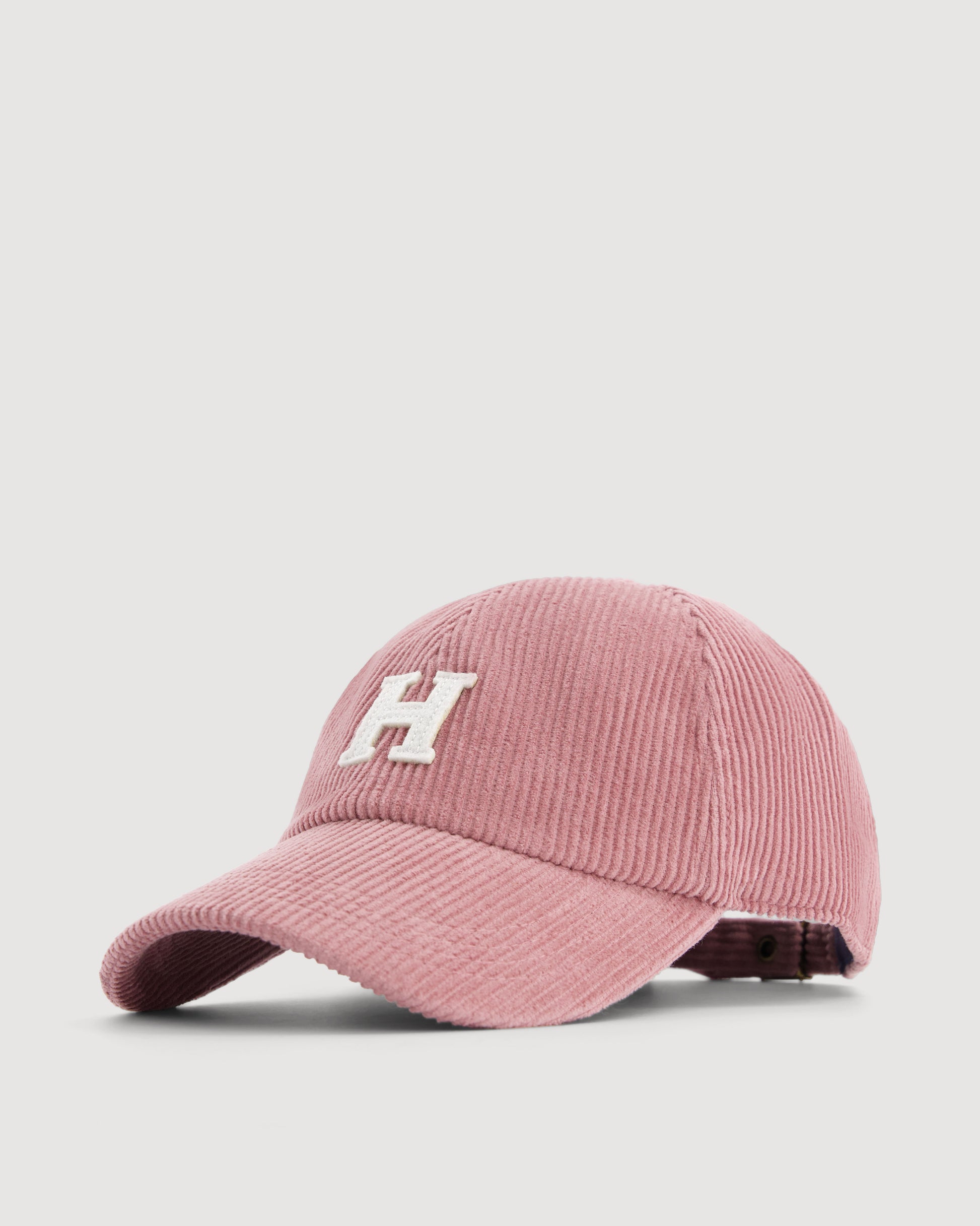 Casquette Femme en Velours Côtelé Rose Cap H